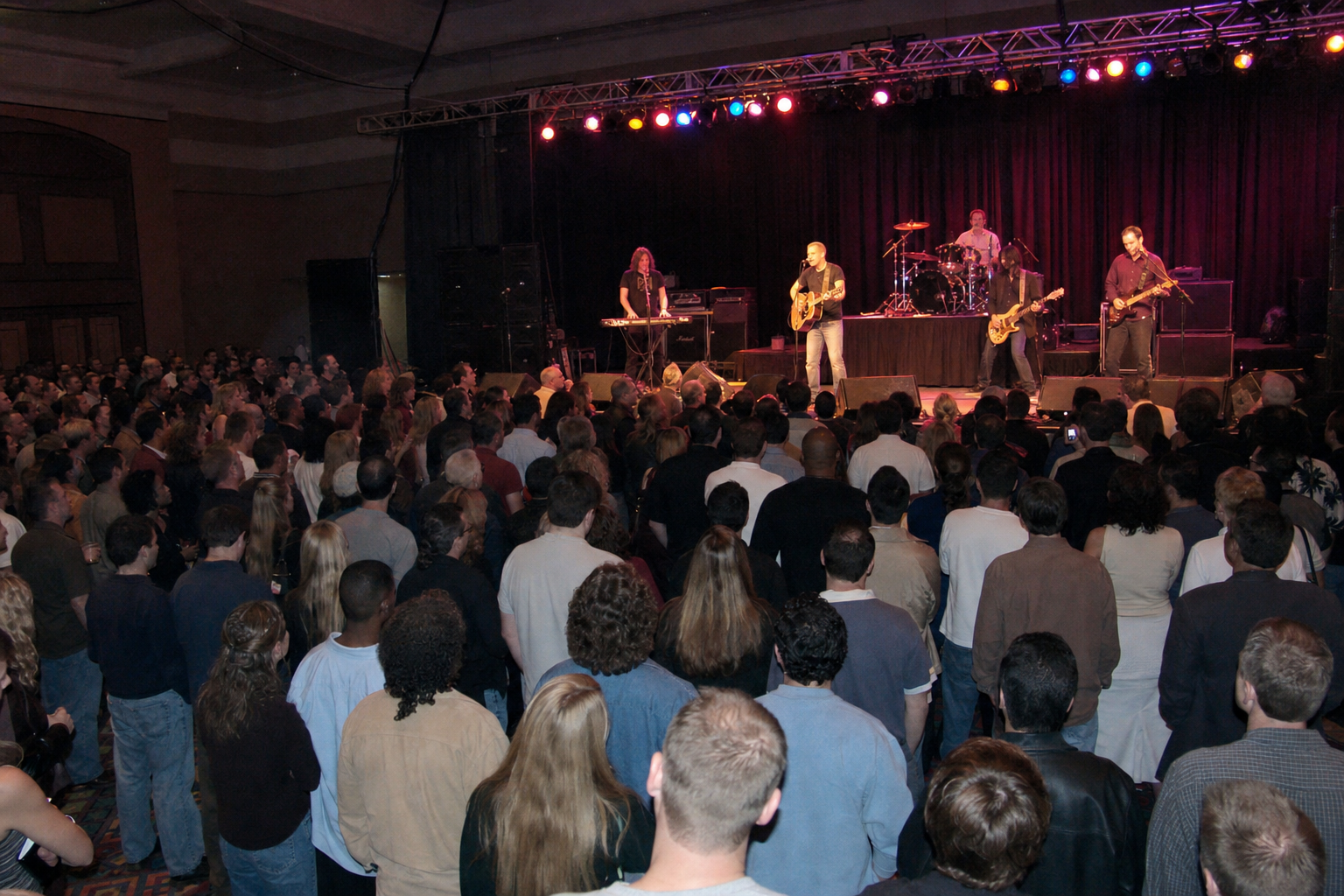 Brad Nietfeldt and a full band performing at EAT’M in Las Vegas, Nevada